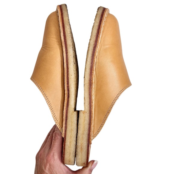 Duckfeet Blavand Leather Clogs Tan Brown Mules SZ 38 - Picture 7 of 12